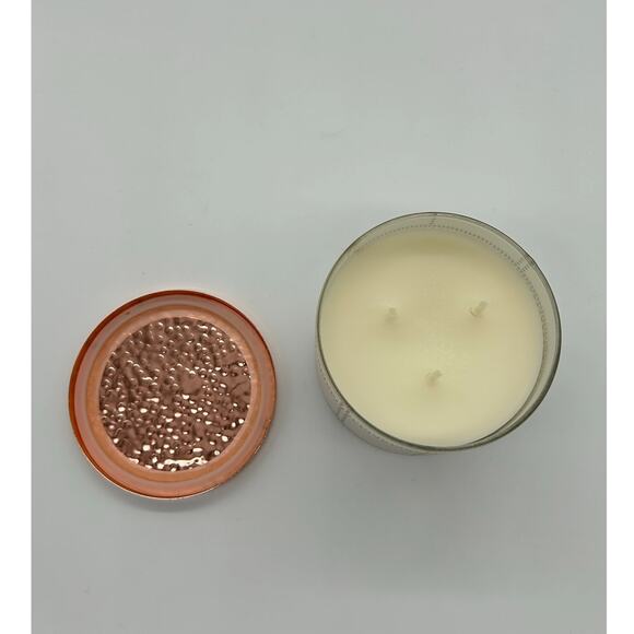 Bath and Body Works Backyard Honeysuckle 3 Wick Scented Candle 14.5 oz - Picture 2 of 3